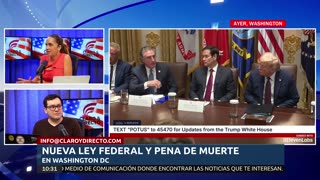 EN VIVO TRUMP CONTRA EL CRIMEN: NUEVA LEY FEDERAL Y PENA DE MUERTE EN WASHINGTON DC