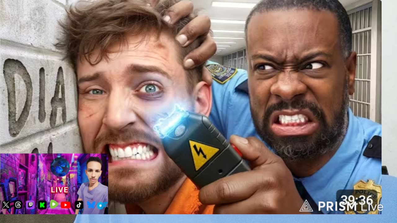 Reagindo ao conteúdo de um grande YouTuber mrbeast Sobreviva a 100 dias de prisão