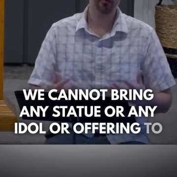 No idols. No offerings needed. God has already provided the perfect sacrifice through Jesus Christ.