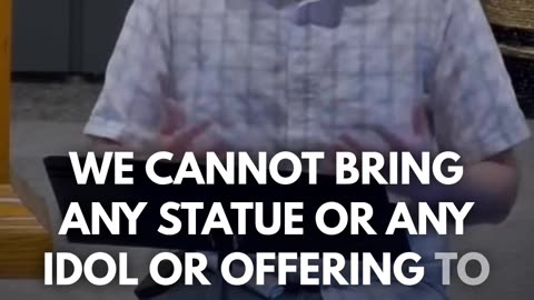 No idols. No offerings needed. God has already provided the perfect sacrifice through Jesus Christ.