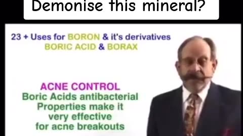 Boron, Boric Acid and Borax