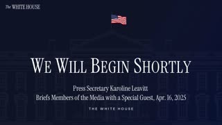 Press Secretary Karoline Leavitt Briefs Members of the Media with a Special Guest, Apr. 16, 2025
