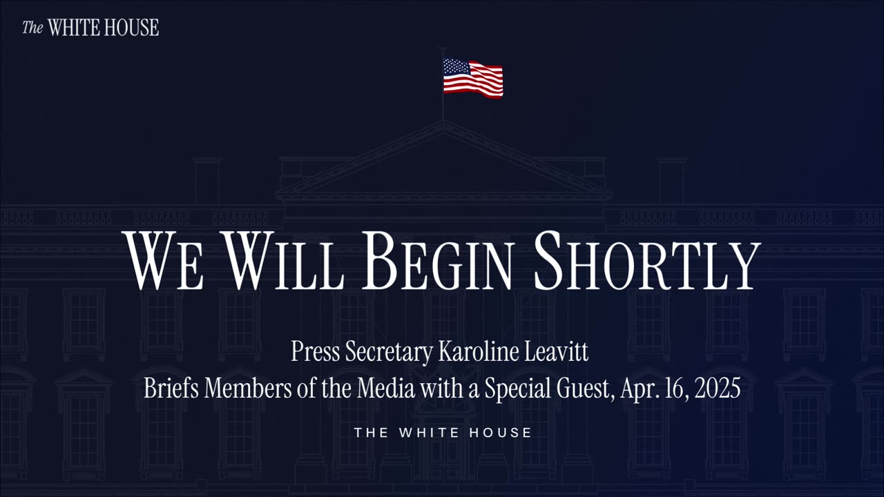 Press Secretary Karoline Leavitt Briefs Members of the Media with a Special Guest, Apr. 16, 2025
