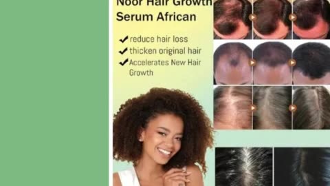 Noor Hair Growth Serum African Olives Grow Hair Fast