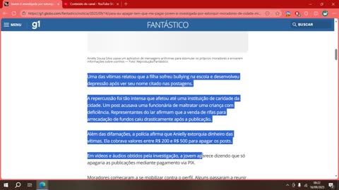 Jovem é investigada por extorquir moradores mineiros com perfil de fofoca