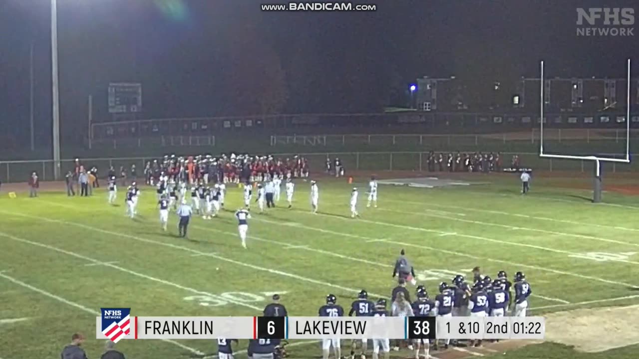 OCTOBER 25 2024 HIGH SCHOOL FOOTBALL: LAKEVIEW VS FRANKLIN PART 9