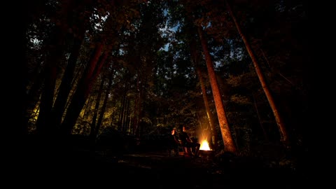 An Evening Around the Fire. Relaxing sounds. Drift into your own happiness.