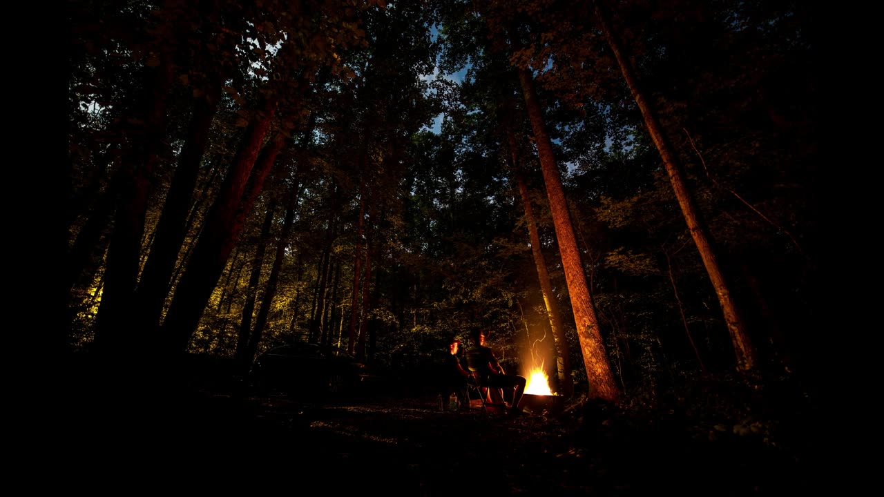 An Evening Around the Fire. Relaxing sounds. Drift into your own happiness.