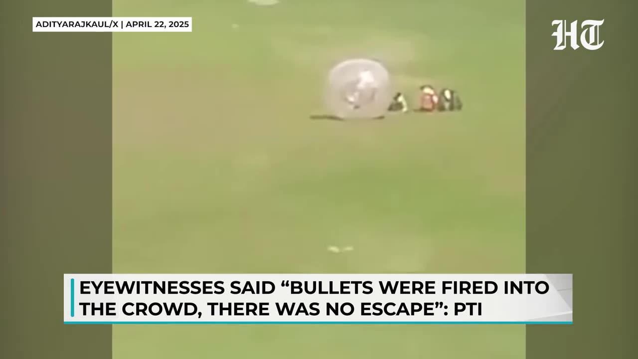 Pahalgam Terror Attack Video | Pahalgam Tourist Attack Video