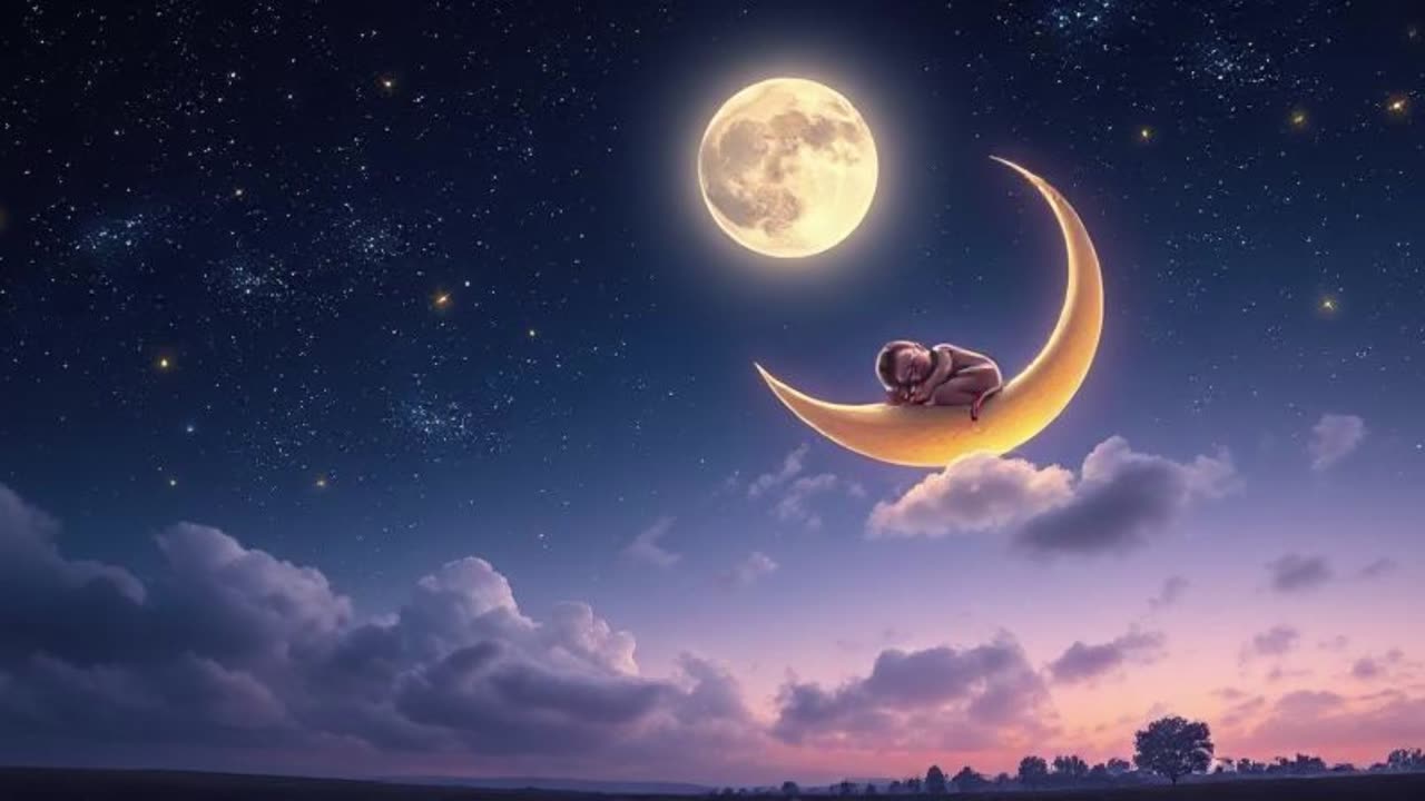 Sailing Through the Starry Sky – Gentle Summer Lullaby with Soft Female Vocals for Peaceful Sleep