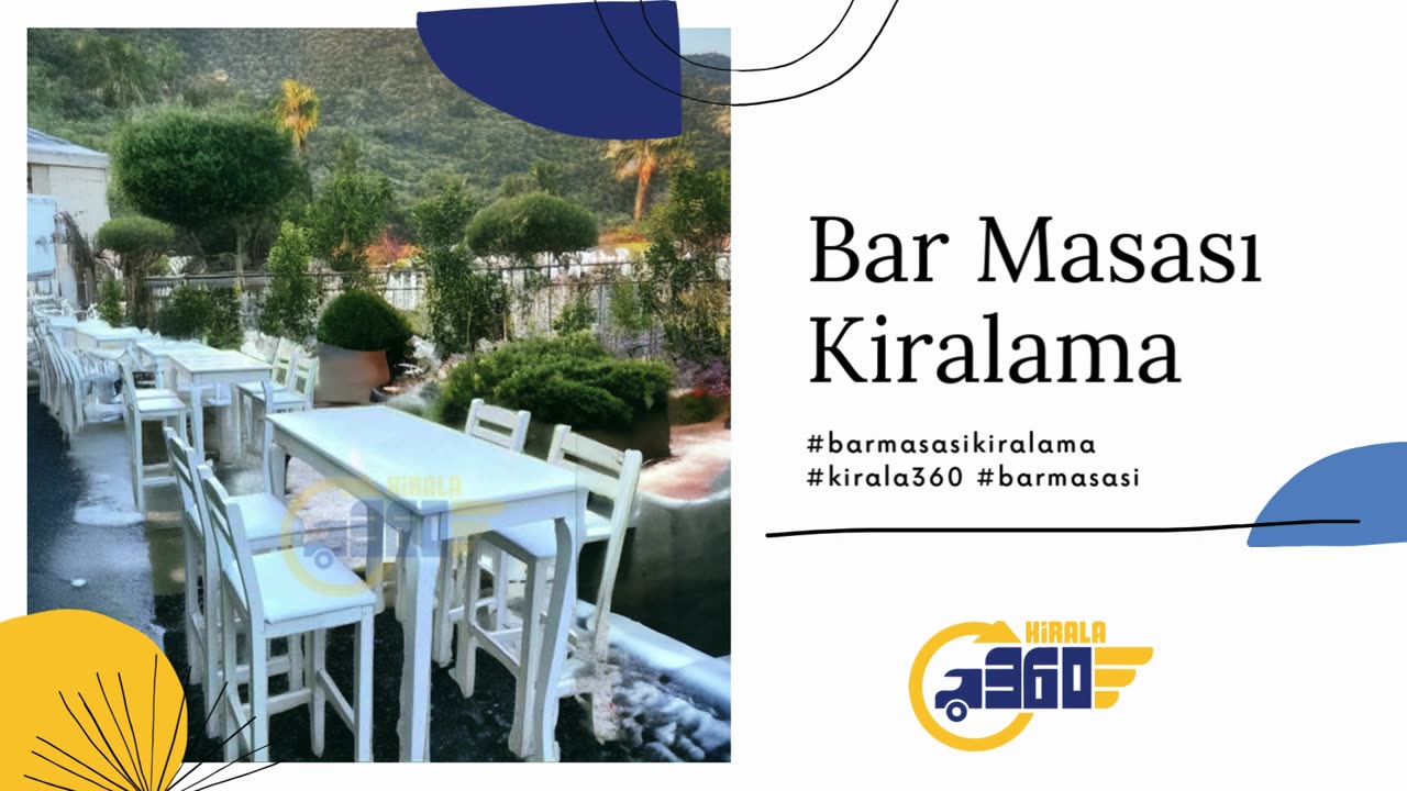 bar masasi kiralama