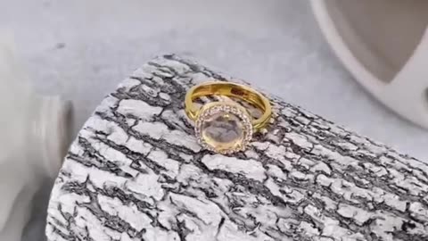 22k Ladie's fancy colourfull stone ring 💍