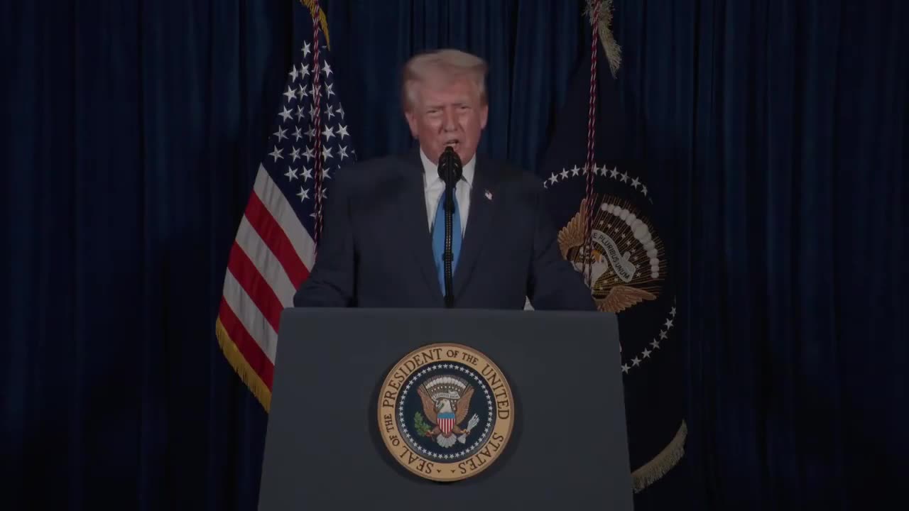 Trump Addresses the Nation After Two National Guard Members Were Shot in DC