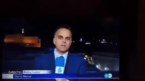 UFO blu in diretta televisiva