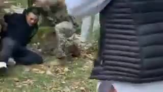 This male has a complete meltdown when his brother is detained in Old Irving Park.