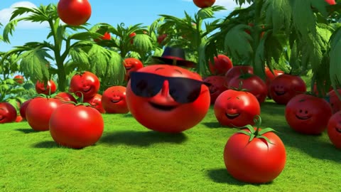 Laal Tamatar Funny Kids Rhyme 🍅 | Chuha, Chinti, Patlu Comedy | Hindi Cartoon Poem