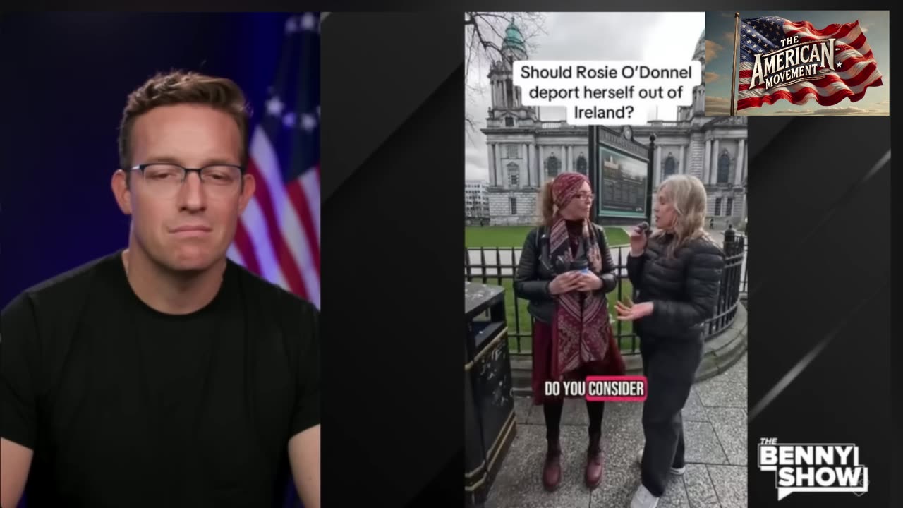 What does Ireland think of Rosie O'Donnell moving to their Country short clip