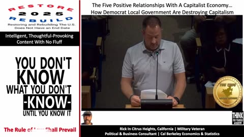 The Four Powerful Relationships In A Capitalist Economy… How Democrats Are Destroying Capitalism