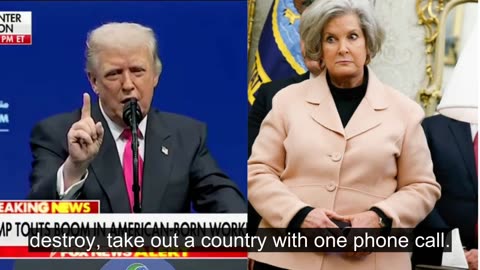 President Trump: Susie Wiles could wipe out any country w/ just 1 phone call