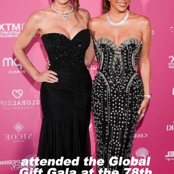 Eva Longoria & Lauren Sánchez Shine at Global Gift Gala | 78th Cannes Red Carpet - WorldEye
