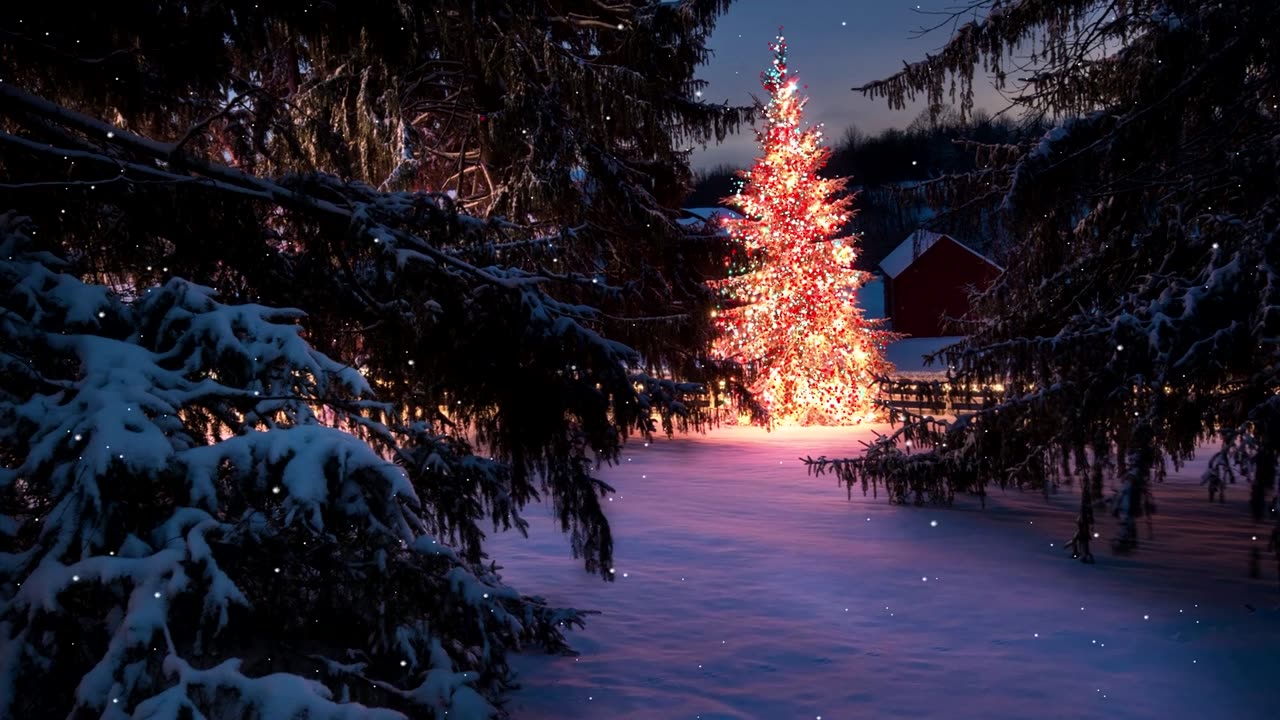 Nature landscape pine