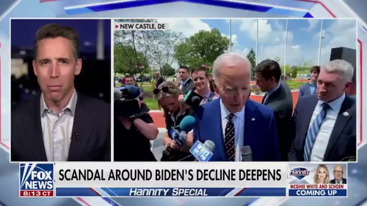 Josh Hawley reveals insane leak about Joe Biden mental status