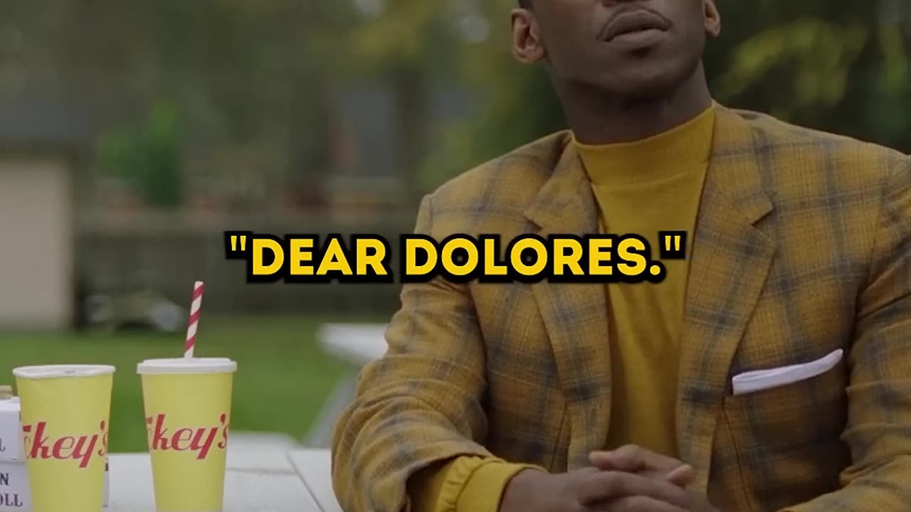 He helped him write the perfect letter to his wife...😳
