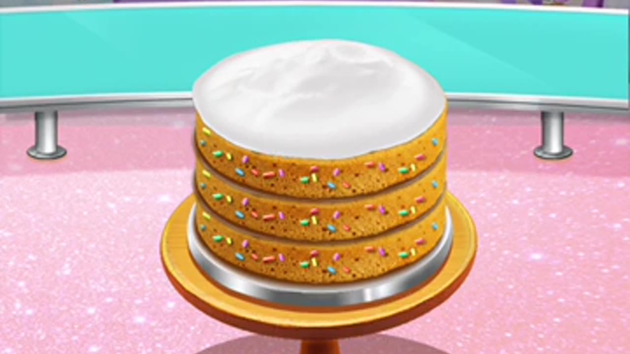 “Unicorn Cooking Game 🦄 | How to Make a Magical Birthday Cake!”
