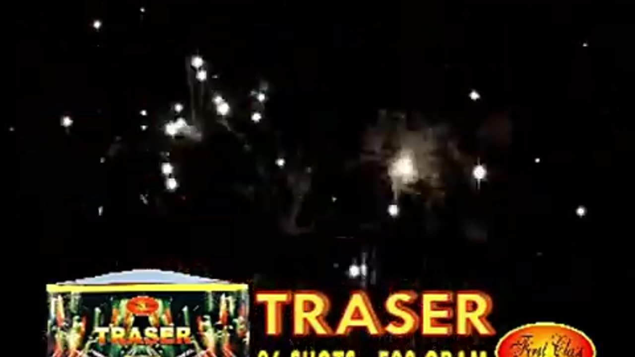 First Class - Traser - 36 schots Vuurwerk Cake