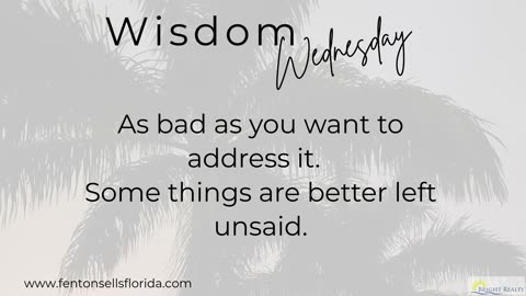 🌿 Wisdom Wednesday 🌿
