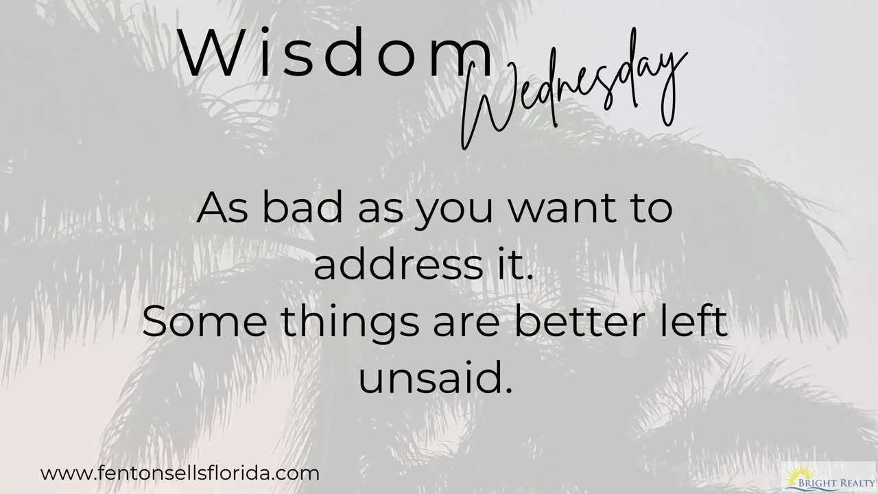 🌿 Wisdom Wednesday 🌿