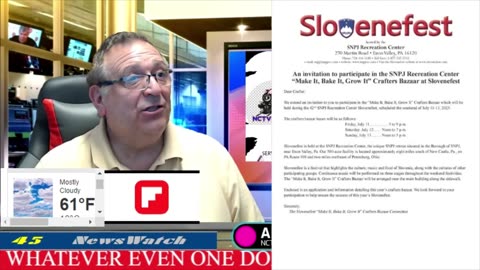 NCTV45 NEWSWATCH MORNING SUN JUNE 1 2025 WITH ANGELO PERROTTA