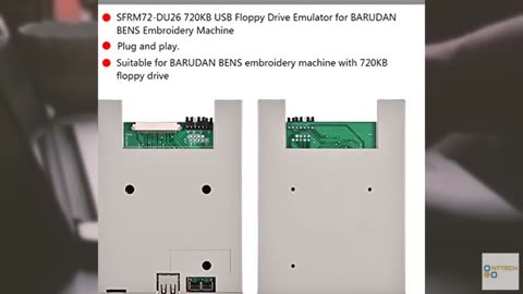 Yosoo 720K USB Emulator, SFRM72-DU26 Floppy Drive Emulator for BENS Embroidery M