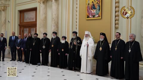Ereticul Ecumenist Ciobotea face SCHIMB de DARURI cu Coptul MONOFIZIT Tawadros II, 30 aprilie 2025