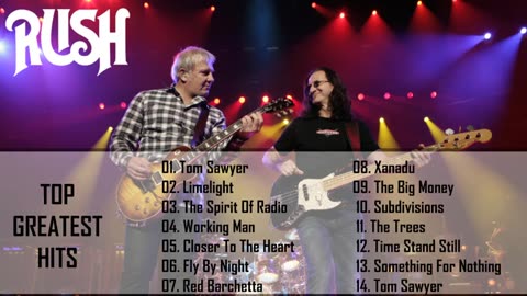 R U S H Greatest Hits Full Album - Best Songs Of R U S H Playlist