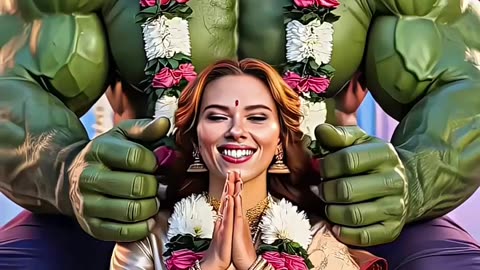 Hulk Weds Blackwidow | Edit Marvel Characters