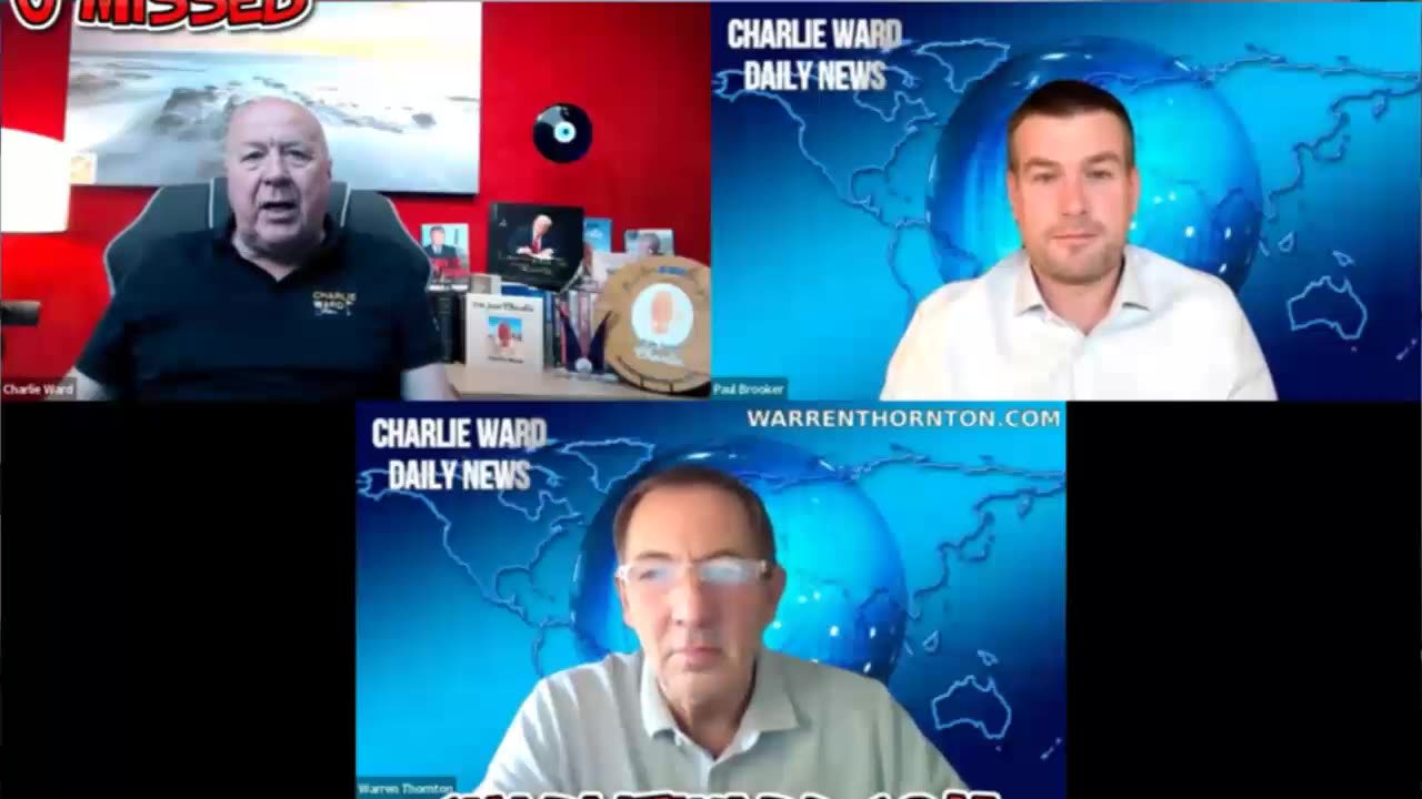Update May 30: "Charlie Ward Daily News With Paul Brooker & Warren Thornton" .......