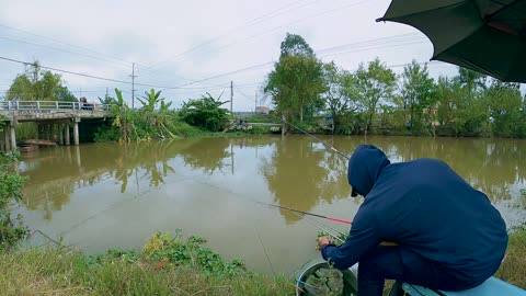 Bass Bait Casting in Lake Dawn Hours