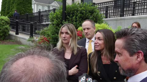 That was based on phone data. #KarenRead speaks to the media after Day 19 of her murder retrial.