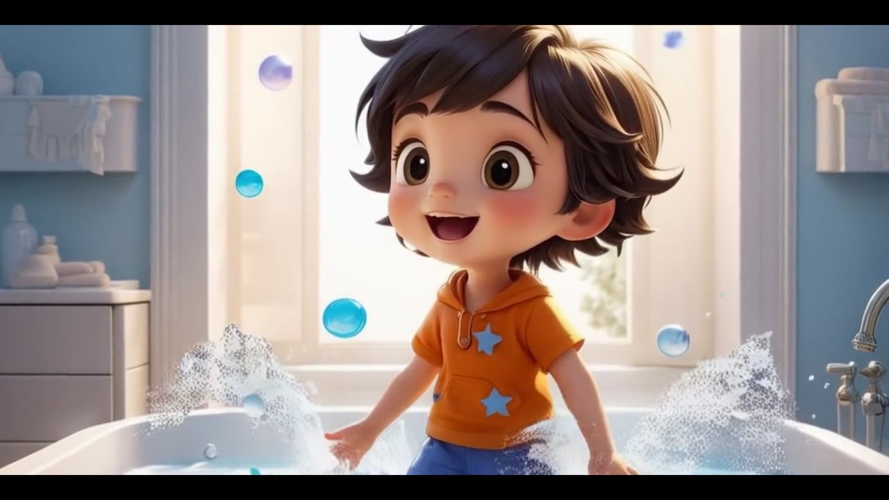 Tiny Tubs: A Gentle Bath Time Song for Preschool Calm