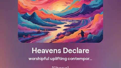 Heaven's Declare - Psalm 19