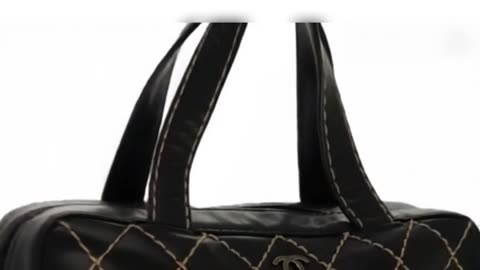 CHANEL Matelassé Wild Stitch Leather Handbag – Chic in Black