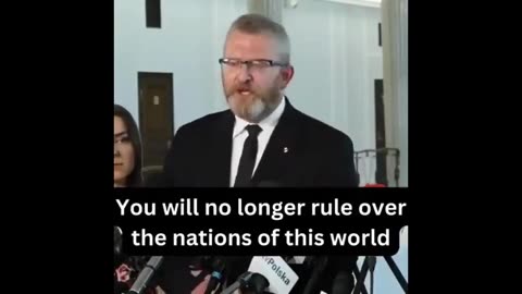 Polish Hero Grzegorz Braun to Jews You Will No Longer Dictate to Nations around the Globe