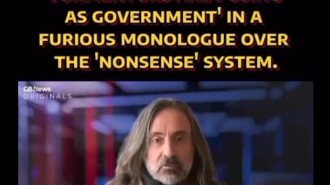 If you can handle the truth, watch this. NEIL OLIVER OFFERS HIS UNFILTERED OPINIONS AND VIEWS ON THE WORLD, CLAIMING THAT 'OUR TORMENTORS ARE POSING AS GOVERNMENT' IN A FURIOUS MONOLOGUE OVER THE 'NONSENSE' SYSTEM.