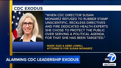 White House fires CDC director Susan Monarez, other agency leaders resign
