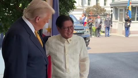 President Donald Trump welcomes the President of the Republic of the Philippines to the WH