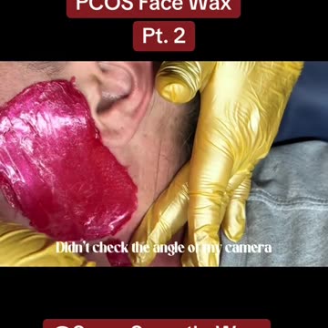 Face Waxing Tutorial in Georgia Using Sexy Smooth Cherry Desire Scented @meganlmt.le.elevat