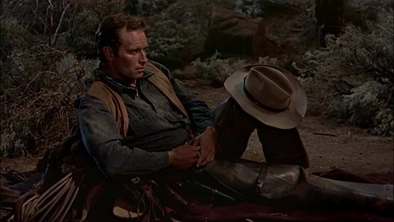 Three Violent People,Starring Charlton Heston