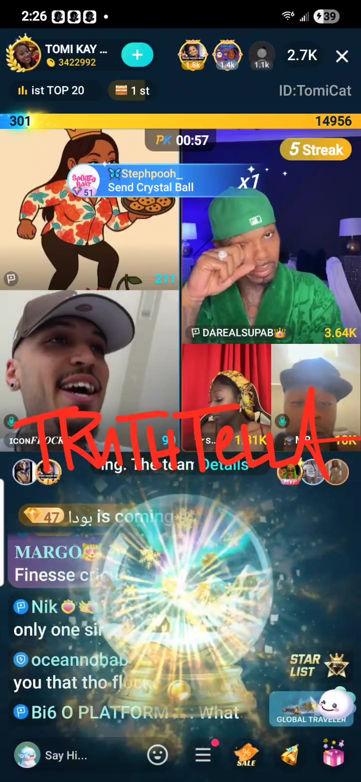 QUEEN TOMIKAY TEAM PK PEDO-FLOP TRINA B EXPOSED BY DAREALSUPABIHH, COKO, & SWEETS2HAVE