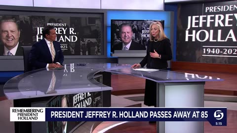 Beloved Apostle Jeffrey R. Holland Passes Away